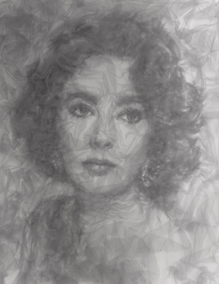 Illustration for article titled Elizabeth Taylor Crafted From the Fabric of Something She Might've Worn